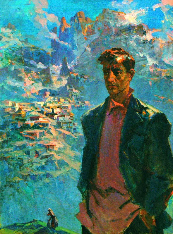  Էդուարդ Իսաբեկյան,Ակսել Բակունց, 1960, կտավ, յուղաներկ, 137x102