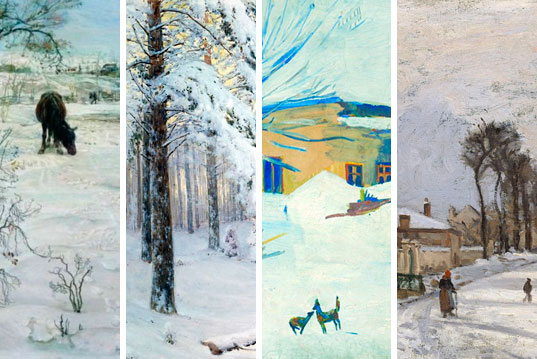 Зима в произведениях знаменитых художников (фото)